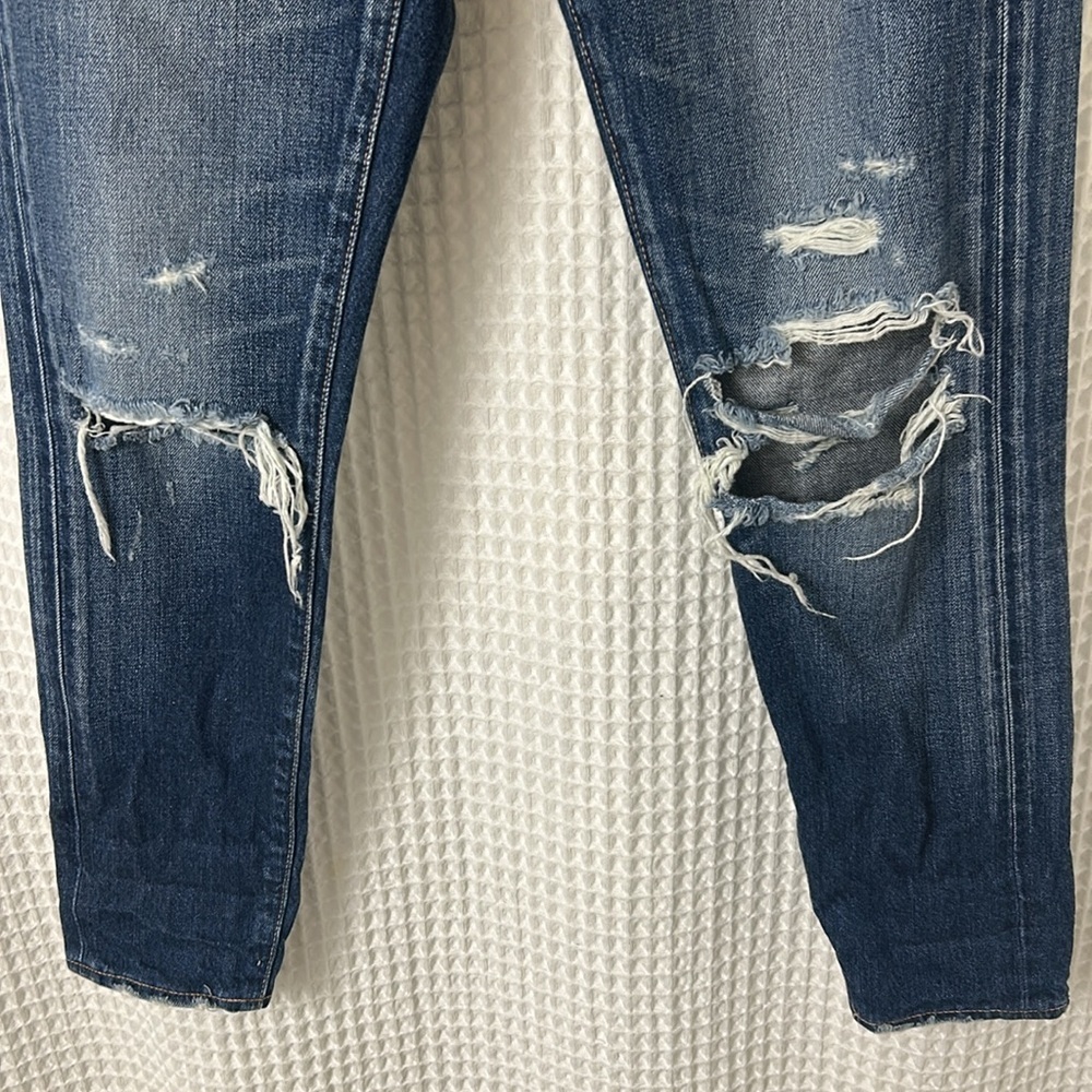 Moussy Distressed Button Fly Jeans Size 25 - Picture 3 of 9